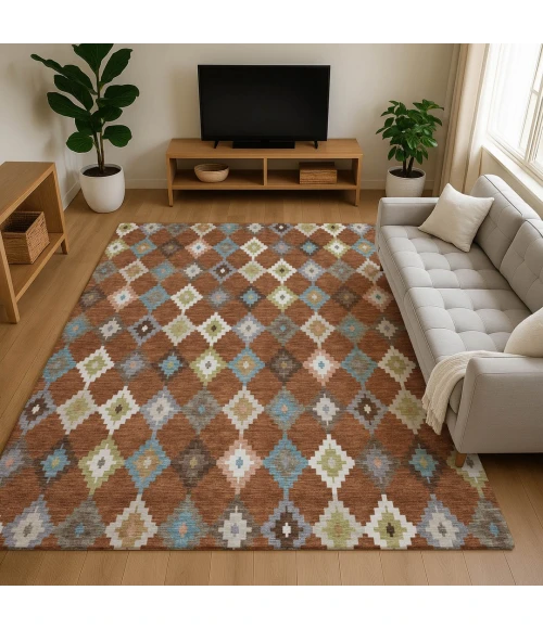 Dalyn Kenner Orange KN10 5ft. x 7ft.6in. Rect. Rug