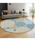 Dalyn Kenner Multi KN1 8ft. x 8ft. Round Rug