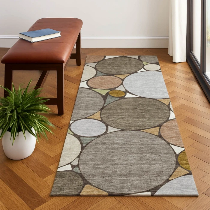 Dalyn Kenner Brown KN1 2ft.3in. x 7ft.6in. Rect. Rug