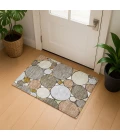 Dalyn Kenner Brown KN1 1ft.8in. x 2ft.6in. Rect. Rug
