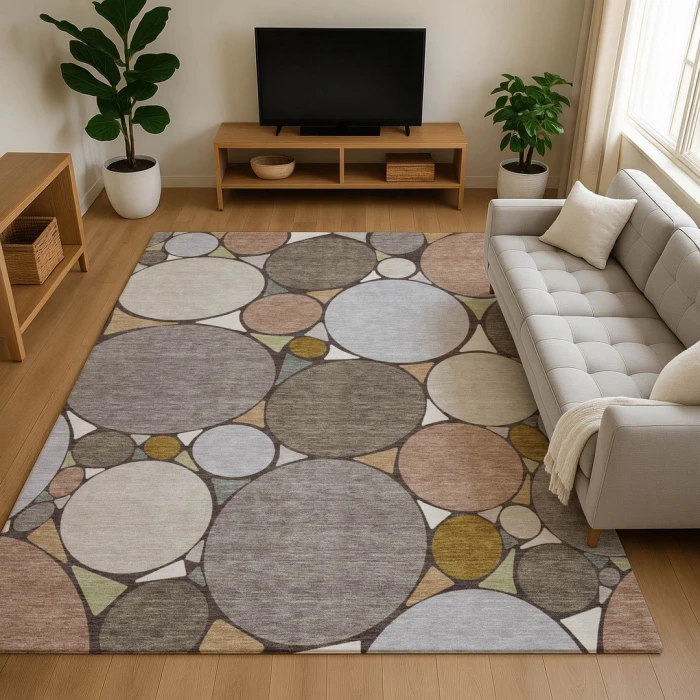 Dalyn Kenner Brown KN1 2ft.6in. x 3ft.10in. Rect. Rug