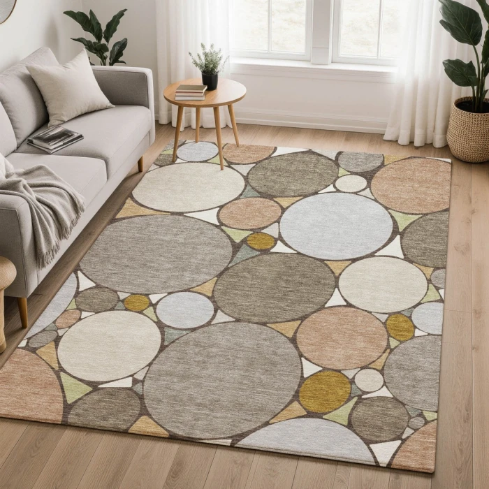 Dalyn Kenner Brown KN1 2ft.6in. x 3ft.10in. Rect. Rug
