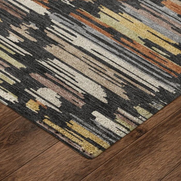 Dalyn Kenner Black KN2 2ft.3in. x 7ft.6in. Rect. Rug