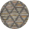 Dalyn Kenner Gray KN2 8ft. x 8ft. Round Rug