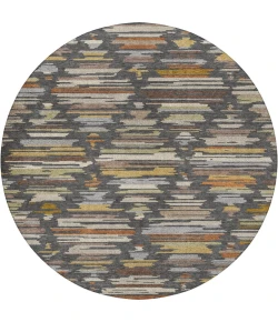 Dalyn Kenner Gray KN2 8ft. x 8ft. Round Rug