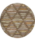 Dalyn Kenner Brown KN2 8ft. x 8ft. Round Rug
