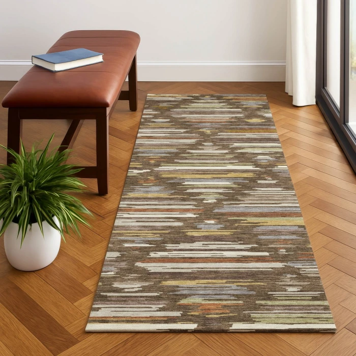 Dalyn Kenner Brown KN2 2ft.3in. x 7ft.6in. Rect. Rug