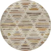 Dalyn Kenner Ivory KN2 8ft. x 8ft. Round Rug