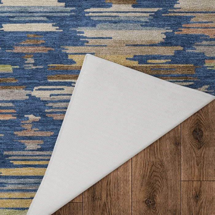 Dalyn Kenner Blue KN2 8ft. x 8ft. Round Rug
