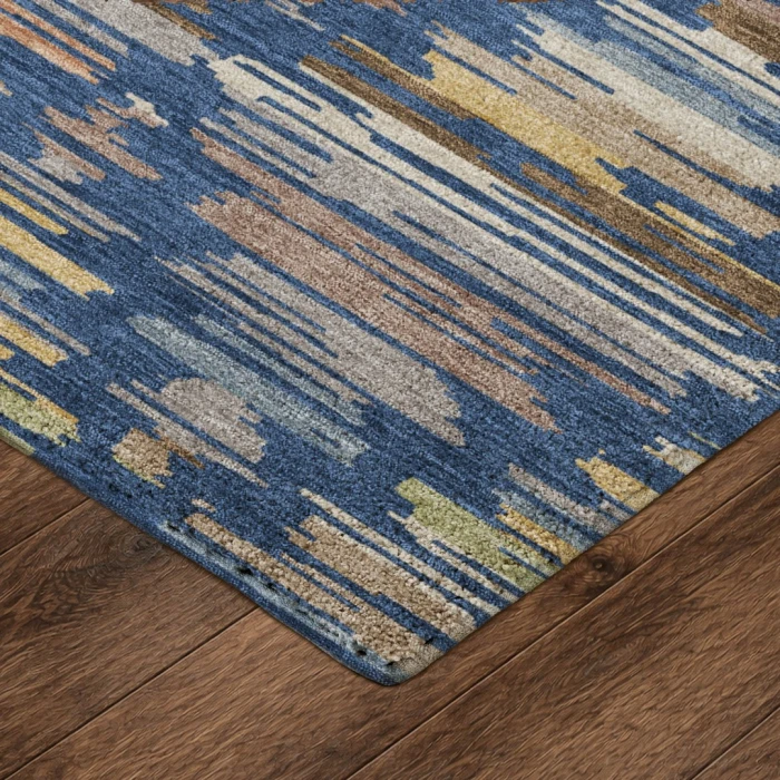 Dalyn Kenner Blue KN2 8ft. x 8ft. Round Rug
