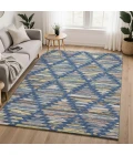 Dalyn Kenner Blue KN2 5ft. x 7ft.6in. Rect. Rug