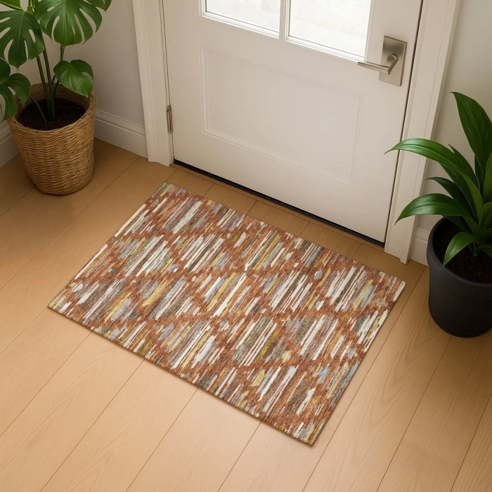 Dalyn Kenner Orange KN2 1ft.8in. x 2ft.6in. Rect. Rug
