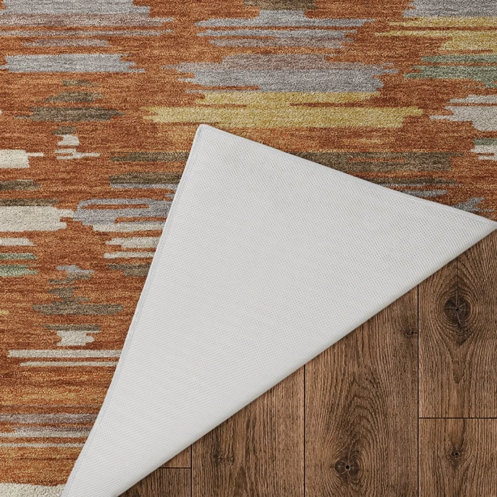 Dalyn Kenner Orange KN2 6ft.6in. x 9ft.6in. Rect. Rug