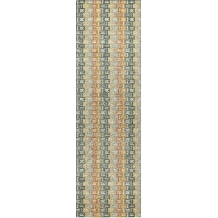 Dalyn Kenner Green KN3 2ft.3in. x 7ft.6in. Rect. Rug