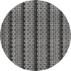 Dalyn Kenner Black KN3 8ft. x 8ft. Round Rug