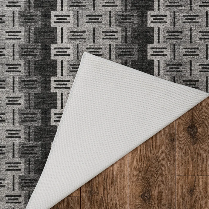 Dalyn Kenner Black KN3 6ft.6in. x 9ft.6in. Rect. Rug