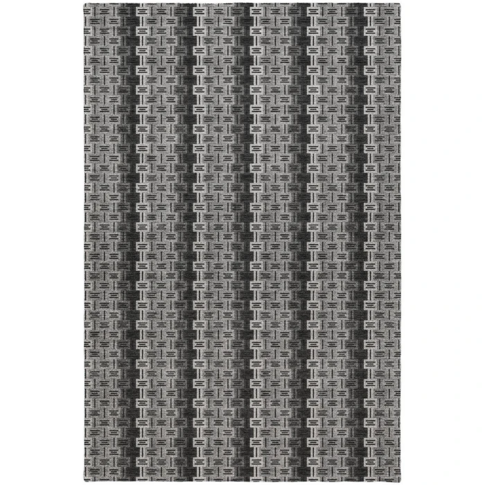 Dalyn Kenner Black KN3 6ft.6in. x 9ft.6in. Rect. Rug