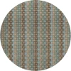 Dalyn Kenner Brown KN3 8ft. x 8ft. Round Rug