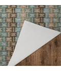 Dalyn Kenner Brown KN3 8ft. x 10ft. Rect. Rug