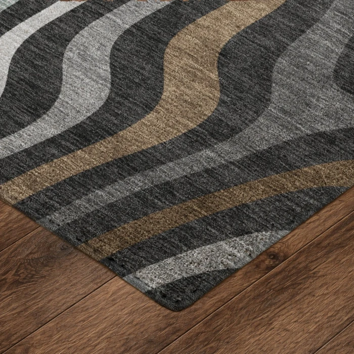 Dalyn Kenner Black KN4 8ft. x 10ft. Rect. Rug