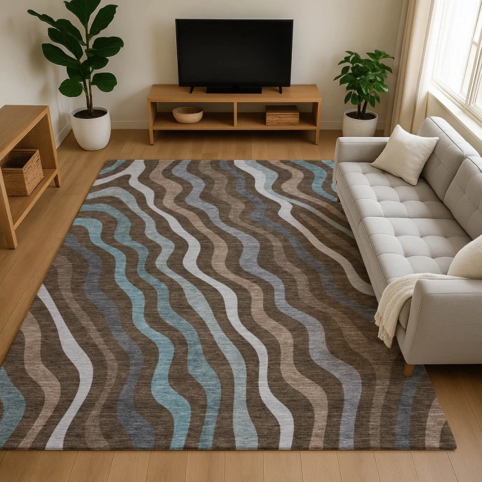 Dalyn Kenner Brown KN4 8ft. x 10ft. Rect. Rug
