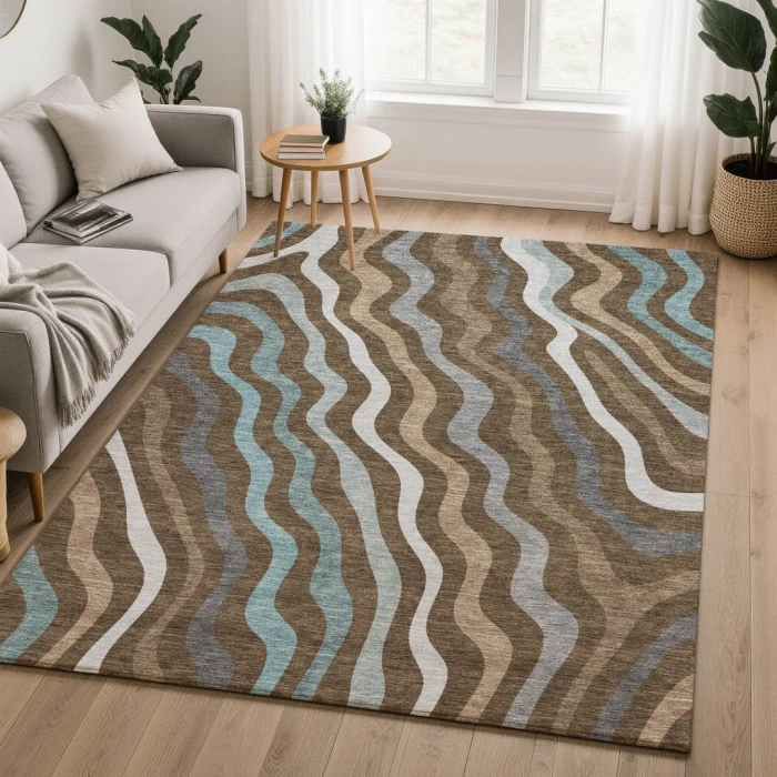 Dalyn Kenner Brown KN4 8ft. x 10ft. Rect. Rug