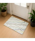 Dalyn Kenner Ivory KN4 1ft.8in. x 2ft.6in. Rect. Rug