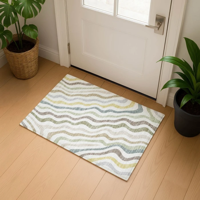 Dalyn Kenner Ivory KN4 1ft.8in. x 2ft.6in. Rect. Rug