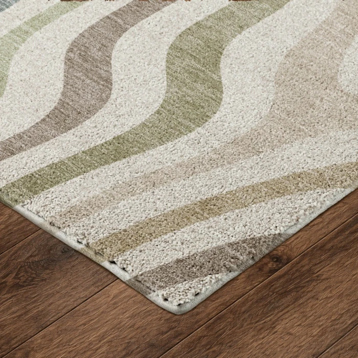 Dalyn Kenner Ivory KN4 6ft.6in. x 9ft.6in. Rect. Rug