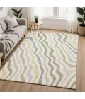 Dalyn Kenner Ivory KN4 6ft.6in. x 9ft.6in. Rect. Rug