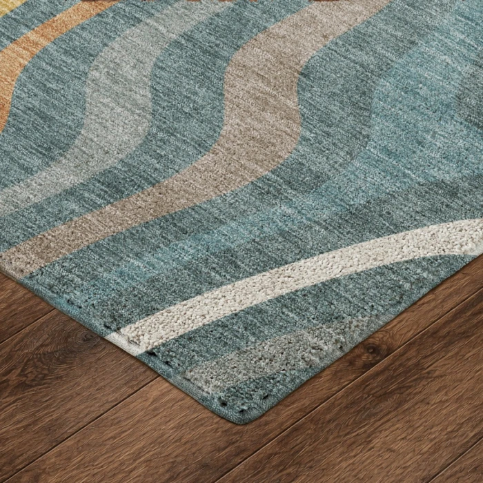 Dalyn Kenner Teal KN4 2ft.3in. x 7ft.6in. Rect. Rug