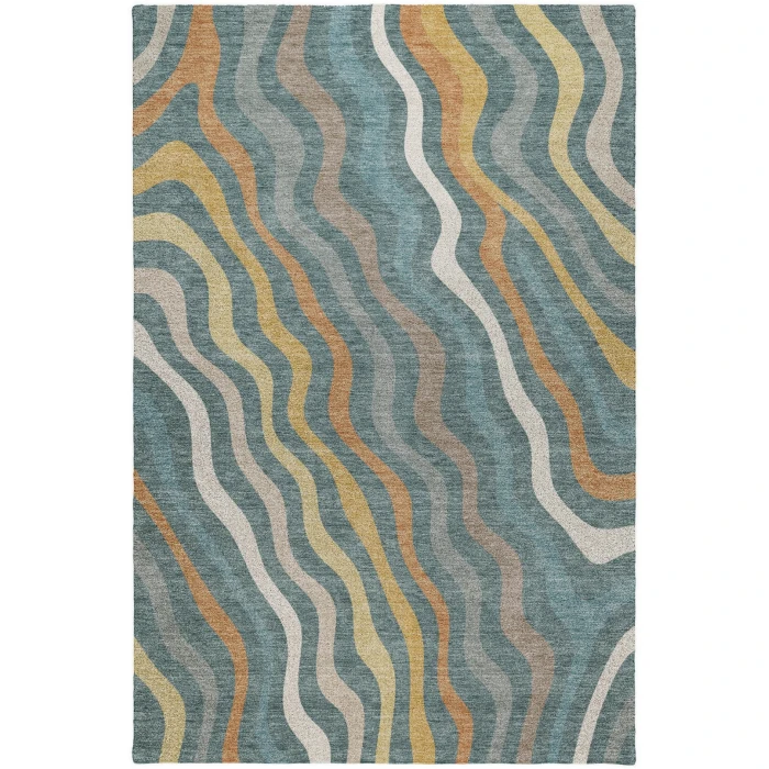 Dalyn Kenner Teal KN4 8ft. x 10ft. Rect. Rug