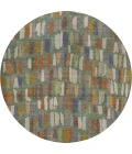Dalyn Kenner Green KN5 8ft. x 8ft. Round Rug