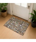 Dalyn Kenner Brown KN5 1ft.8in. x 2ft.6in. Rect. Rug