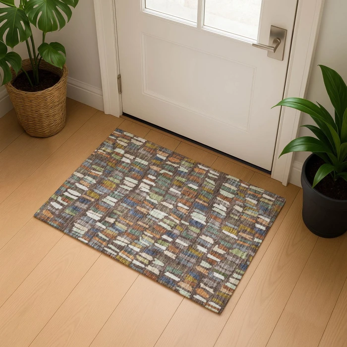 Dalyn Kenner Brown KN5 1ft.8in. x 2ft.6in. Rect. Rug