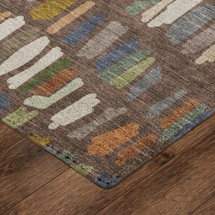 Dalyn Kenner Brown KN5 6ft.6in. x 9ft.6in. Rect. Rug