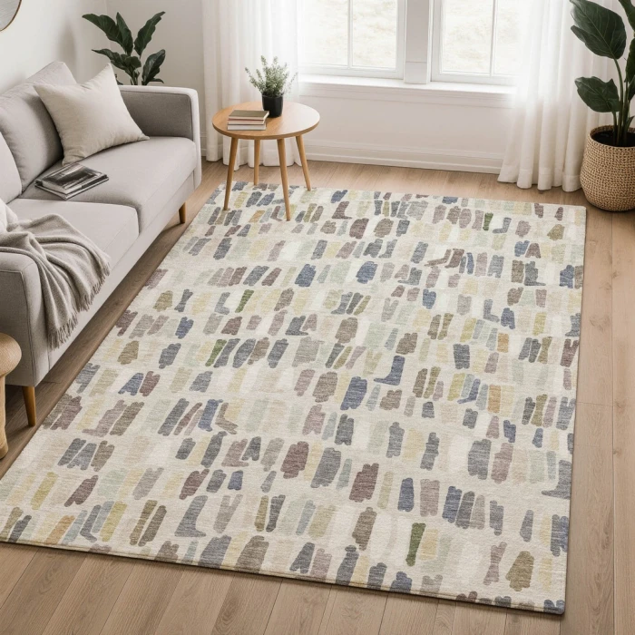 Dalyn Kenner Ivory KN5 2ft.6in. x 3ft.10in. Rect. Rug