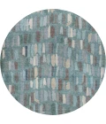 Dalyn Kenner Teal KN5 8ft. x 8ft. Round Rug