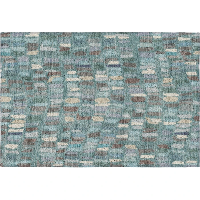 Dalyn Kenner Teal KN5 1ft.8in. x 2ft.6in. Rect. Rug