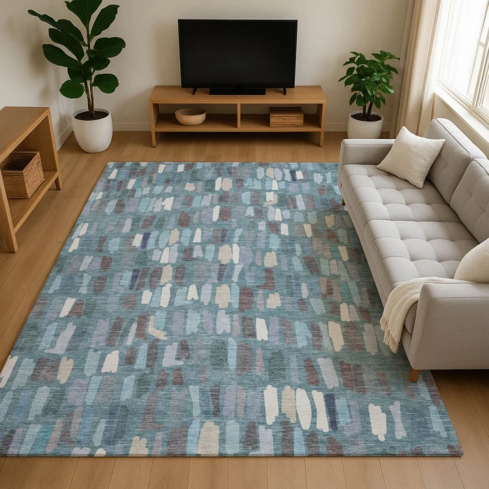 Dalyn Kenner Teal KN5 10ft. x 14ft. Rect. Rug