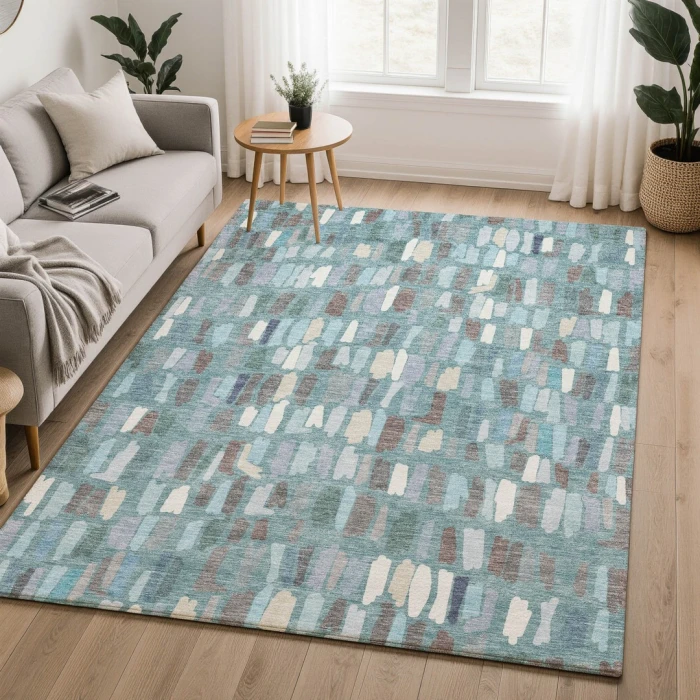 Dalyn Kenner Teal KN5 10ft. x 14ft. Rect. Rug