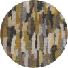 Dalyn Kenner Black KN6 8ft. x 8ft. Round Rug