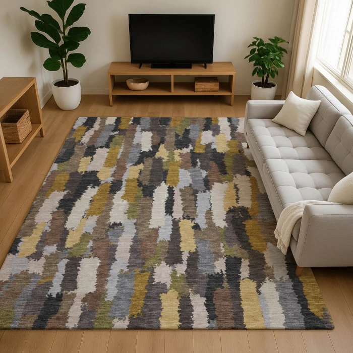 Dalyn Kenner Black KN6 2ft.6in. x 3ft.10in. Rect. Rug