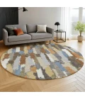 Dalyn Kenner Brown KN6 8ft. x 8ft. Round Rug