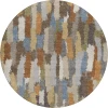 Dalyn Kenner Brown KN6 8ft. x 8ft. Round Rug