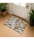 Dalyn Kenner Brown KN6 1ft.8in. x 2ft.6in. Rect. Rug