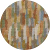 Dalyn Kenner Orange KN6 8ft. x 8ft. Round Rug