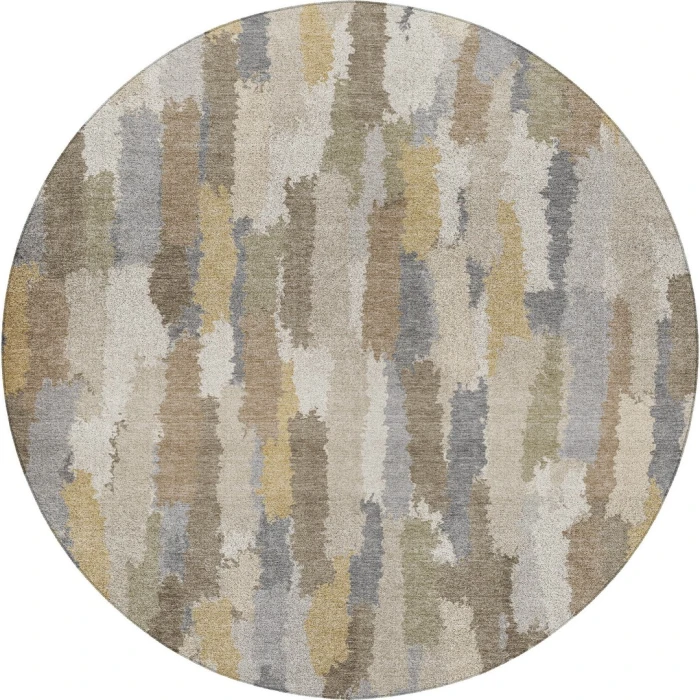 Dalyn Kenner Ivory KN6 8ft. x 8ft. Round Rug