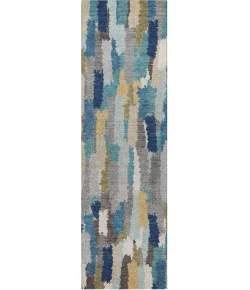 Dalyn Kenner Teal KN6 2ft.3in. x 7ft.6in. Rect. Rug