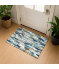 Dalyn Kenner Teal KN6 1ft.8in. x 2ft.6in. Rect. Rug